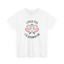 T-shirt Badminton Humour...
