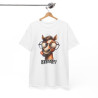 T-shirt Cheval Drôle Seriously – Tee Shirt Humour Cheval avec Lunettes – Blanc Gris Sport Noir – Idée Cadeau Originale
