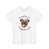 Tee Shirt Carlin Humour Il paraît que j’ai la langue bien pendue – T-shirt Chien Mignon et Drôle Blanc Gris Noir