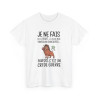Tee Shirt Humour Je ne fais pas de bruit Je laisse mon pantalon chuchoter – Sanglier Drôle Cri de Guerre