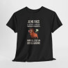 Tee Shirt Humour Je ne fais pas de bruit Je laisse mon pantalon chuchoter – Sanglier Drôle Cri de Guerre