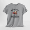 Tee Shirt Humour Ma passion c’est le saucisson – T-shirt Apéro Charcuterie Blanc Gris Noir – Idée Cadeau Amateur de Saucisson