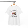 Tee Shirt Humour Ma passion c’est le saucisson – T-shirt Apéro Charcuterie Blanc Gris Noir – Idée Cadeau Amateur de Saucisson