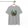 Tee Shirt Perroquet Tropical Ara Coloré – T-shirt Jungle Exotique Nature – Blanc Gris Noir – Idée Cadeau Amoureux des Oiseaux