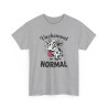 Tee Shirt Vachement Normal Vache Drôle – T-shirt Humour Animal Ferme Blanc Gris Noir – Idée Cadeau Fun