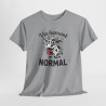 Tee Shirt Vachement Normal Vache Drôle – T-shirt Humour Animal Ferme Blanc Gris Noir – Idée Cadeau Fun