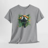 Tee Shirt Toucans Tropicaux Jungle – T-shirt Oiseaux Exotiques Nature Tropicale Blanc Gris Noir