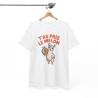 Tee Shirt T’as Pris Le Melon – Lama Humoristique avec Melon – T-shirt Drôle Blanc Gris Noir Idée Cadeau