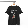 Tee Shirt Ne Ramène Pas Ta Fraise – Lapin Drôle avec Fraise – T-shirt Humour Blanc Gris Noir Idée Cadeau
