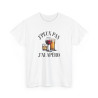 Tee Shirt J’Peux Pas J’Ai Apéro – T-shirt Humour Apéro Vin Bière Whisky – Tee Shirt Drôle Blanc Gris Noir