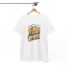 Tee Shirt Attaquant de Pinte – T-shirt Humour Pétanque et Bière – Tee Shirt Drôle Apéro Blanc Gris Noir