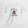 Tee Shirt J’Peux Pas J’Ai Apéro – T-shirt Humour Apéro Vin Bière Whisky – Tee Shirt Drôle Blanc Gris Noir