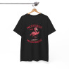 Tee Shirt Flamant Rose Humour – Majestueux Dans Ma Maladresse – T-shirt Animal Drôle Blanc Gris Noir Idée Cadeau