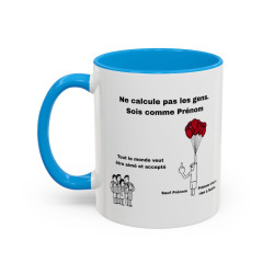 Tasse Ballons Cœurs Humoristique – Mug Amour Rebelle Personnalisé – Cadeau Original – Céramique 325ml