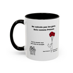 Tasse Ballons Cœurs Humoristique – Mug Amour Rebelle Personnalisé – Cadeau Original – Céramique 325ml