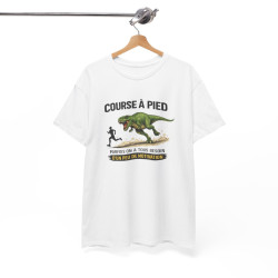 Tee Shirt Course à Pied Motivation Dinosaure – T-Rex Running humour sportif – Cadeau runner