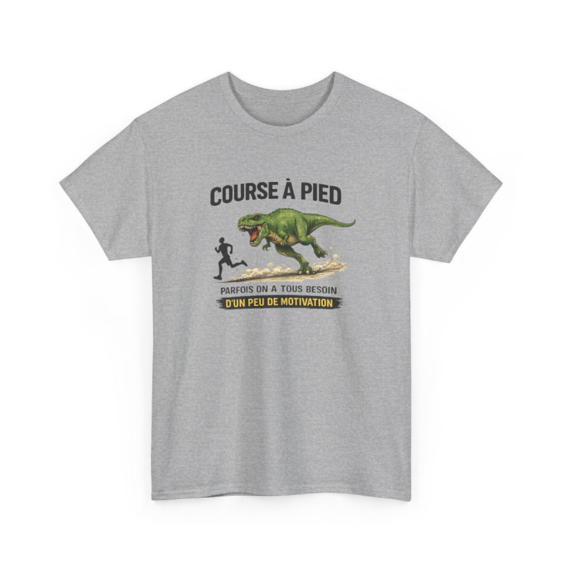 Tee Shirt Course à Pied Motivation Dinosaure – T-Rex Running humour sportif – Cadeau runner