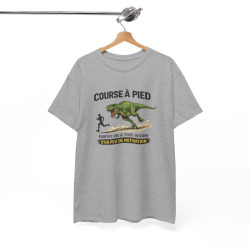 Tee Shirt Course à Pied Motivation Dinosaure – T-Rex Running humour sportif – Cadeau runner