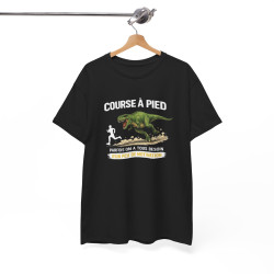 Tee Shirt Course à Pied Motivation Dinosaure – T-Rex Running humour sportif – Cadeau runner