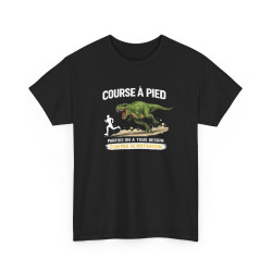 Tee Shirt Course à Pied Motivation Dinosaure – T-Rex Running humour sportif – Cadeau runner