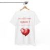 Tee shirt Je suis pas Gros je Déborde d'Amour idée cadeau humour drôle