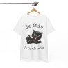 Tee Shirt Unisex Je fais ce que je veux  idée cadeau chat humour femme homme