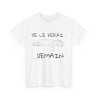 Tee Shirt Unisex Je le ferai... Demain... Chat Idée cadeau humour drôle amusant