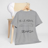 Tee Shirt Unisex Je le ferai... Demain... Chat Idée cadeau humour drôle amusant