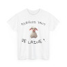 Tee shirt Unisex Pourquoi tant de laine ? Idée cadeau mouton humour drôle amusant Agriculteur