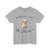 Tee shirt Unisex Pourquoi tant de laine ? Idée cadeau mouton humour drôle amusant Agriculteur