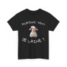 Tee Shirt Unisex Pourquoi Tant de Laine ? Idée Cadeau Mouton Humour drôle Amusant Agriculteur