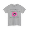 Tee Shirt Femme Emmerdeuse Professionnelle A votre service idée cadeau humour drôle fun amusant