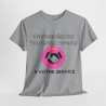 Tee Shirt Femme Emmerdeuse Professionnelle A votre service idée cadeau humour drôle fun amusant