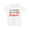 Tee Shirt Unisexe La Soixantaine me va si bien ! idée cadeau humour fun amusant