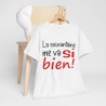 Tee Shirt Unisexe La Soixantaine me va si bien ! idée cadeau humour fun amusant