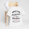 Tee shirt Femme c'est compliqué d'être une princesse et une bricoleuse à la fois mais ça va je gère idée humour amusant drôle