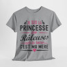Tee shirt Femme Je suis la Princesse des râleuses car la reine c'est ma mère idée cadeau humour