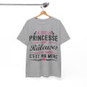 Tee shirt Femme Je suis la Princesse des râleuses car la reine c'est ma mère idée cadeau humour