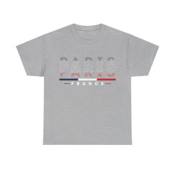 Tee shirt Unisex Paris France  designs drapeau JO 2024