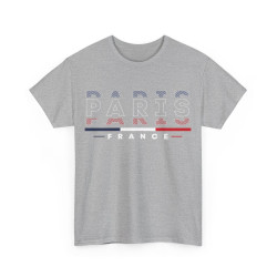 Tee shirt Unisex Paris France  designs drapeau JO 2024