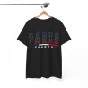 Tee shirt Unisex Paris France  designs drapeau JO 2024