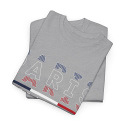 Tee shirt Unisex Paris France  designs drapeau JO 2024