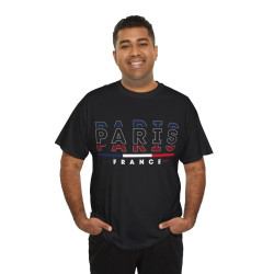Tee shirt Unisex Paris France  designs drapeau JO 2024