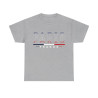 Tee shirt Unisex Paris France  designs drapeau JO 2024