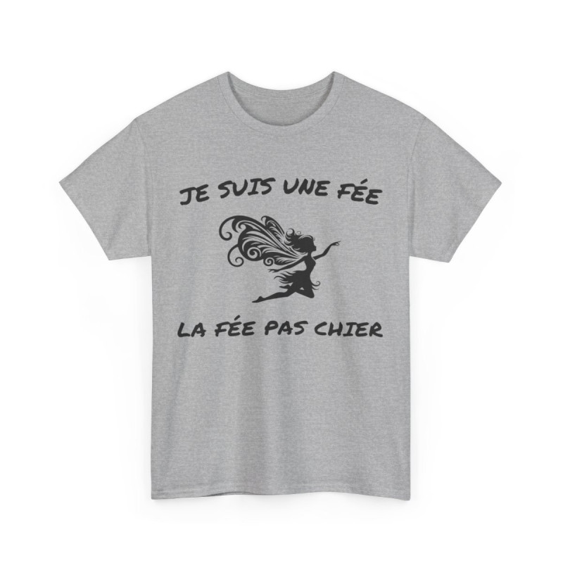 Tee Shirt Femme Je suis la fée la fée pas chier idée cadeau humour drôle