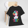 Tee shirt Femme Licorne Today's mood idée cadeau humour drôle amusant