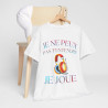 Tee Shirt Unisexe Je ne peux pas t'entendre je joue idée cadeau humour rigolo amusant Gaming