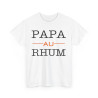 Tee shirt Unisex Papa au Rhum idée cadeau humour drôle amusant homme femme