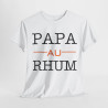 Tee shirt Unisex Papa au Rhum idée cadeau humour drôle amusant homme femme