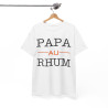 Tee shirt Unisex Papa au Rhum idée cadeau humour drôle amusant homme femme